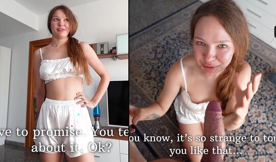 Уговорил русскую подругу подставить анальную дырочку