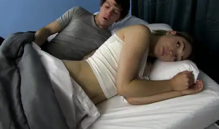Brother put cock sleeping stepsister in the pussy