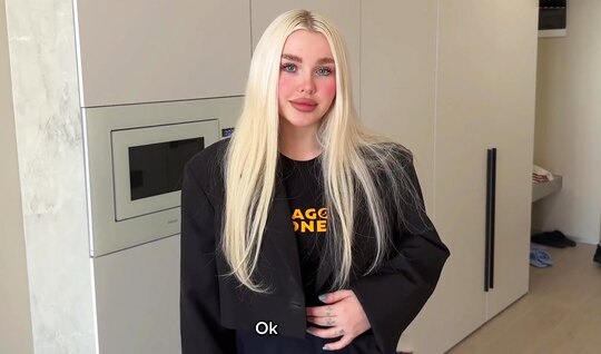 Russian bitch with a lush ass is ready to fuck cancer